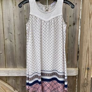 Girls size 10  Pink Floral Spring Dress